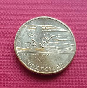 Australia 1 Dollar - 2021 The Great Aussie Coin Hunt 2 - Letter H - Home and Away, Aluminium-Bronze Coin, Dia 25 mm