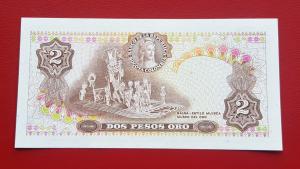 Colombia 2 Pesos Oro UNC Condition 1973 - P413